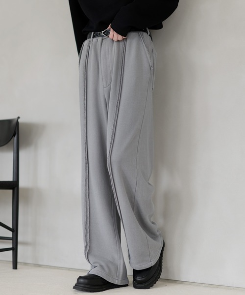 ETELIO（エテリオ）の「センターフリンジラインスウェットパンツ（スウェットパンツ・メンズ・ブラック/グレー/杢グレー・S/M/L/XL）」の21枚目の写真