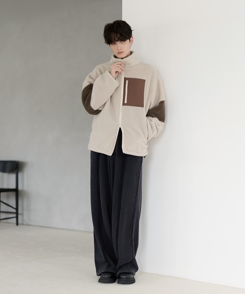 ETELIO（エテリオ）の「センターフリンジラインスウェットパンツ（スウェットパンツ・メンズ・ブラック/グレー/杢グレー・S/M/L/XL）」の9枚目の写真