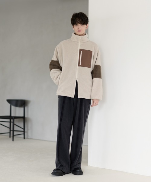 ETELIO（エテリオ）の「センターフリンジラインスウェットパンツ（スウェットパンツ・メンズ・ブラック/グレー/杢グレー・S/M/L/XL）」の10枚目の写真