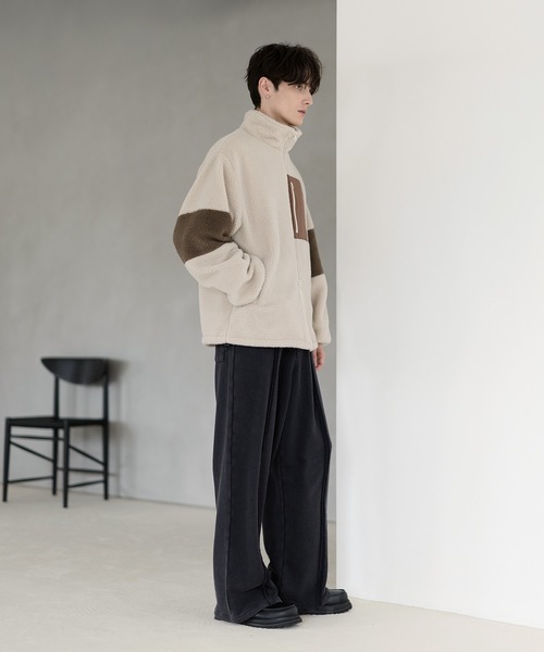 ETELIO（エテリオ）の「センターフリンジラインスウェットパンツ（スウェットパンツ・メンズ・ブラック/グレー/杢グレー・S/M/L/XL）」の11枚目の写真