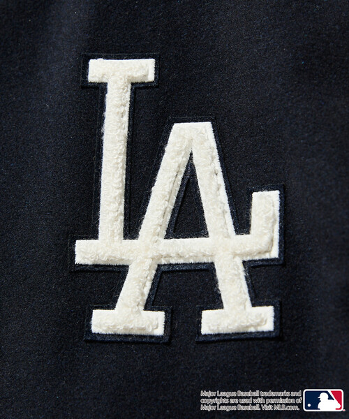 FREAK'S STORE(フリークスストア)の「限定展開 MLB/メジャーリーグベースボール マルチデザイン 刺繍ワッペン スタジアムジャンパー / スタジャン(ブルゾン・メンズ・ネイビー/ブラウン/ブラック・SMALL/LARGE/MEDIUM)」の6枚目の写真