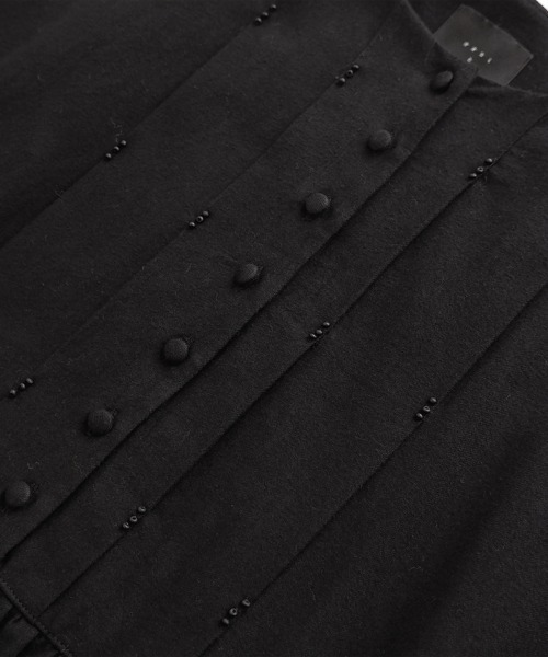 オオカミとフクロウ（オオカミとフクロウ）の「オオカミと月明かりのピアノと“ワンピース”（ワンピース・レディース・ブラック/アイボリー・FREE）」の22枚目の写真