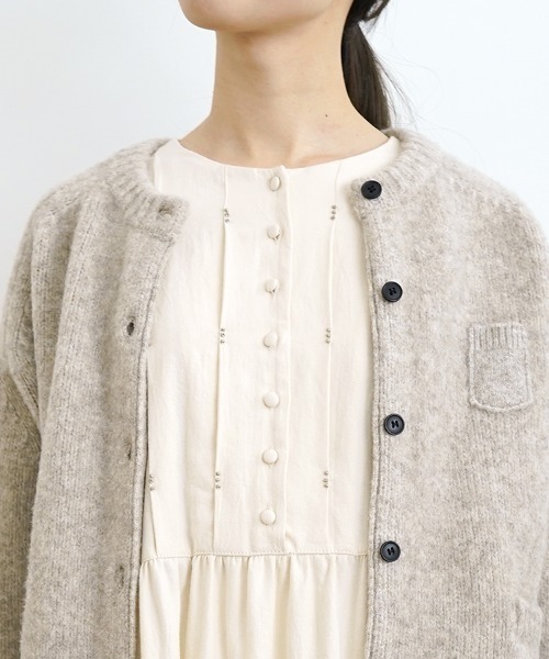 オオカミとフクロウ（オオカミとフクロウ）の「オオカミと月明かりのピアノと“ワンピース”（ワンピース・レディース・ブラック/アイボリー・FREE）」の6枚目の写真