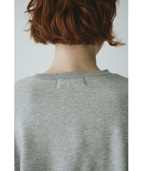 HeRIN.CYE（ヘリンドットサイ）の「Elbow patchi cut tops　　エルボーパッチカットトップス（スウェット・レディース・ブラック/ブラウン/グレー・FREE）」の22枚目の写真