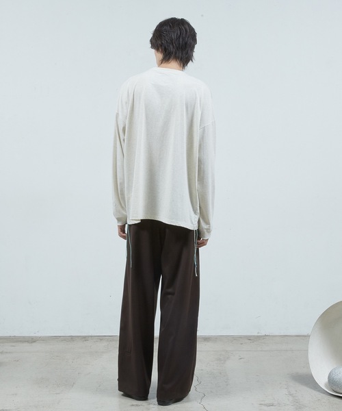 Dulcamara（ドゥルカマラ）の「ハンドステッチロンT（Tシャツ/カットソー・メンズ・オートミール/ネイビー/ブラック・0/1）」の7枚目の写真