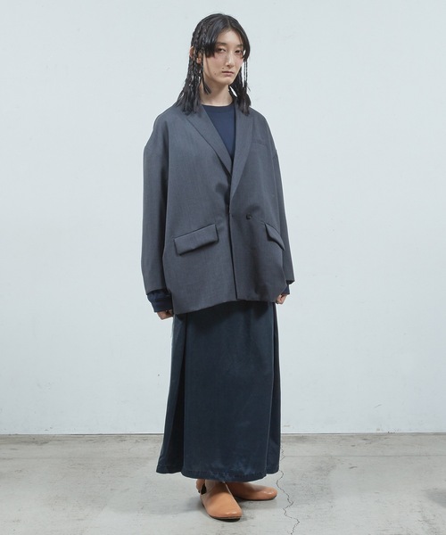 Dulcamara（ドゥルカマラ）の「ハンドステッチロンT（Tシャツ/カットソー・メンズ・オートミール/ネイビー/ブラック・0/1）」の8枚目の写真