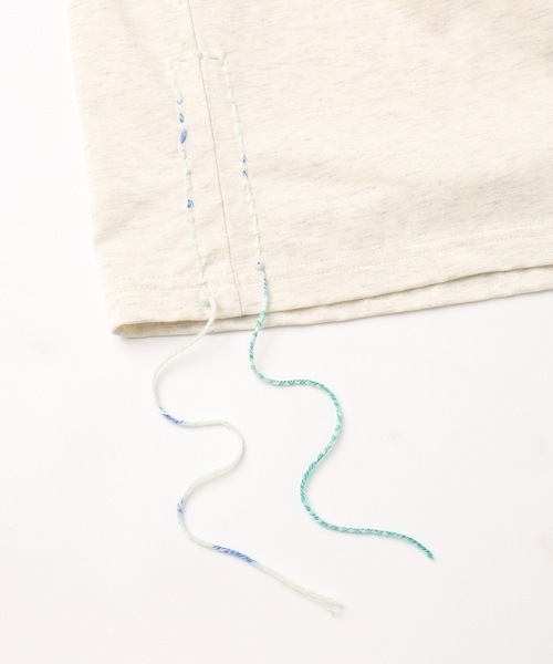 Dulcamara（ドゥルカマラ）の「ハンドステッチロンT（Tシャツ/カットソー・メンズ・オートミール/ネイビー/ブラック・0/1）」の15枚目の写真