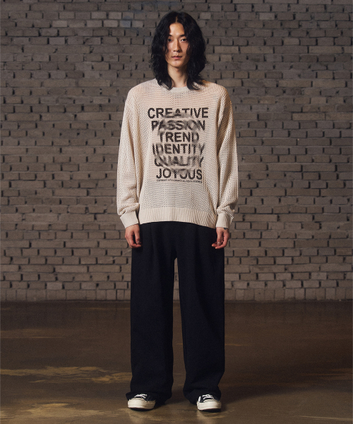 F.ILLUMINATE(フィルミネイト)の「オーバーラップスウェットパンツ-ブラック(スウェットパンツ・レディース・その他・SMALL/MEDIUM/LARGE)」の4枚目の写真