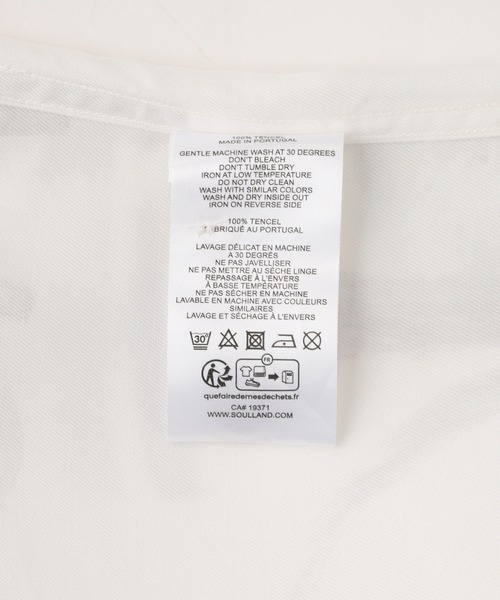 Soulland（ソウランド）の「SOULLAND ORSON shirt 42045-1314（シャツ/ブラウス・メンズ・ホワイト・M）」の7枚目の写真