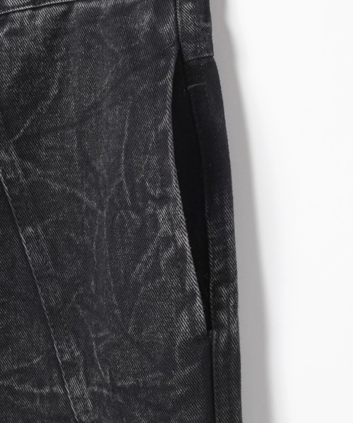 LAND MUSEUM（ランドミュージアム）の「LAND MUSEUM／ベルティングデニムデニム（デニムパンツ・メンズ・ブラック・MEDIUM/LARGE）」の11枚目の写真