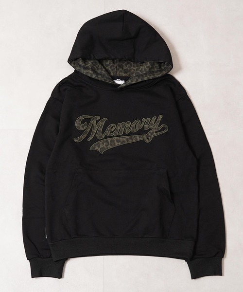 #MEMORY(メモリー)の「【MEMORY】ベースボールロゴパーカー / Baseball Logo Hoodie(パーカー・メンズ・チャコールグレー/グレー/ブラック・S/L/M)」の5枚目の写真