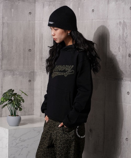 #MEMORY(メモリー)の「【MEMORY】ベースボールロゴパーカー / Baseball Logo Hoodie(パーカー・メンズ・チャコールグレー/グレー/ブラック・S/L/M)」の9枚目の写真