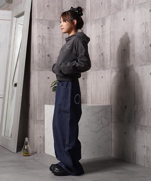 #MEMORY(メモリー)の「【MEMORY】ベースボールロゴパーカー / Baseball Logo Hoodie(パーカー・メンズ・チャコールグレー/グレー/ブラック・S/L/M)」の18枚目の写真