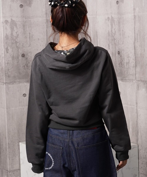 #MEMORY(メモリー)の「【MEMORY】ベースボールロゴパーカー / Baseball Logo Hoodie(パーカー・メンズ・チャコールグレー/グレー/ブラック・S/L/M)」の19枚目の写真