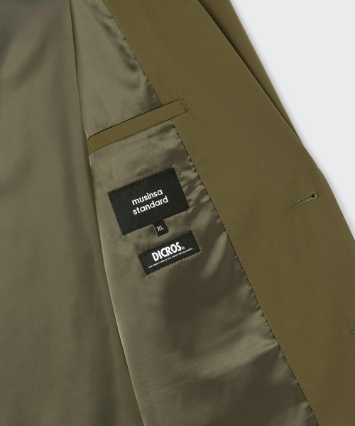 MUSINSA STANDARD（ムシンサスタンダード）の「SOLOTEX コンフォートブレザー [カーキ]（テーラードジャケット・メンズ・その他・MEDIUM/LARGE/X-LARGE/XX-LARGE）」の6枚目の写真