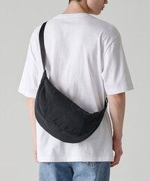 MUSINSA STANDARD(VTX^_[h)Crinkle Mini Hobo Crossbody Bag [Black](bZW[obO)