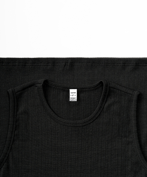 TOFFEE(トフィー)の「かぎ針編みスリーブレス(BLACK)(Tシャツ/カットソー・メンズ・その他・MEDIUM/LARGE/X-LARGE)」の4枚目の写真