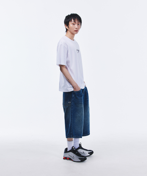 SCALLYWAG（スカリーワグ）の「ビッグバermudaデニムショーツ[インディゴ]（その他パンツ・レディース・その他・SMALL/MEDIUM/LARGE/X-LARGE）」の6枚目の写真