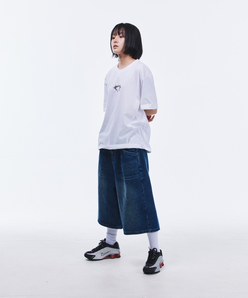 SCALLYWAG（スカリーワグ）の「ビッグバermudaデニムショーツ[インディゴ]（その他パンツ・レディース・その他・SMALL/MEDIUM/LARGE/X-LARGE）」の7枚目の写真