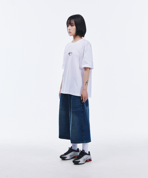 SCALLYWAG（スカリーワグ）の「ビッグバermudaデニムショーツ[インディゴ]（その他パンツ・レディース・その他・SMALL/MEDIUM/LARGE/X-LARGE）」の13枚目の写真