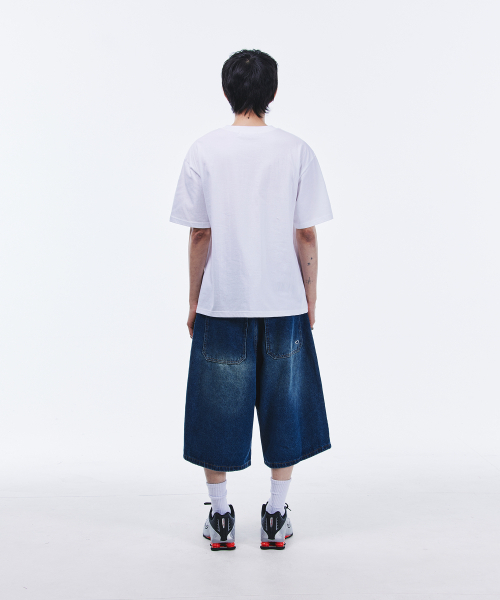 SCALLYWAG（スカリーワグ）の「ビッグバermudaデニムショーツ[インディゴ]（その他パンツ・レディース・その他・SMALL/MEDIUM/LARGE/X-LARGE）」の14枚目の写真