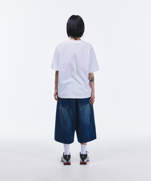 SCALLYWAG（スカリーワグ）の「ビッグバermudaデニムショーツ[インディゴ]（その他パンツ・レディース・その他・SMALL/MEDIUM/LARGE/X-LARGE）」の15枚目の写真