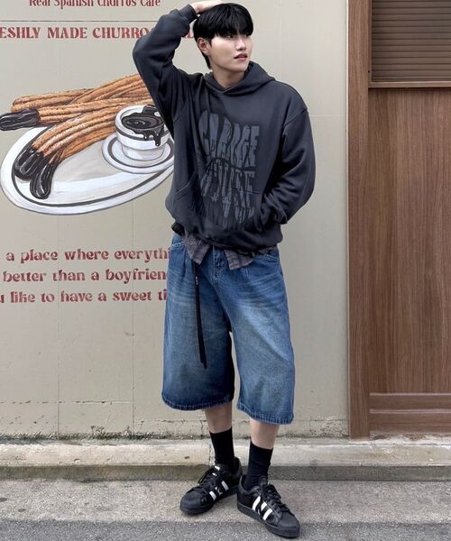 SCALLYWAG（スカリーワグ）の「ビッグバermudaデニムショーツ[インディゴ]（その他パンツ・レディース・その他・SMALL/MEDIUM/LARGE/X-LARGE）」の19枚目の写真