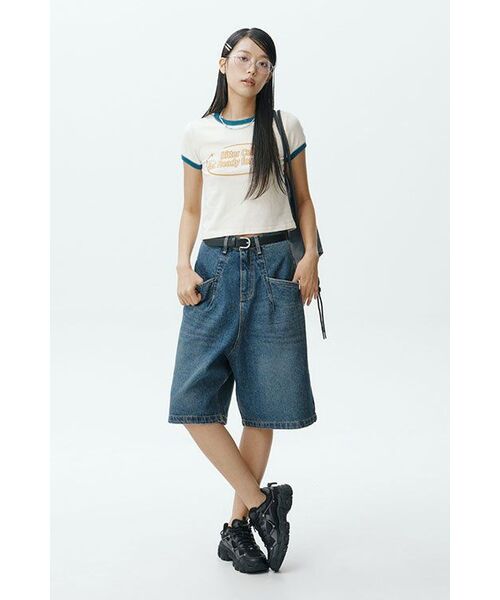 SCALLYWAG（スカリーワグ）の「ビッグバermudaデニムショーツ[インディゴ]（その他パンツ・レディース・その他・SMALL/MEDIUM/LARGE/X-LARGE）」の11枚目の写真