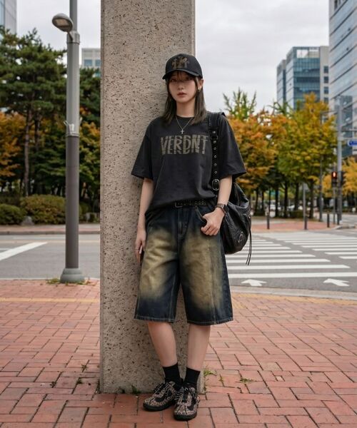 Verdnt（バーダント）の「スペルピグメント半袖Tシャツ[ブラック]（Tシャツ/カットソー・レディース・ブラック・SMALL/MEDIUM/LARGE）」の9枚目の写真