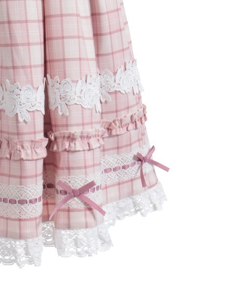 タータンチェックジャンスカ（ワンピース）｜Chalmiere（シャ