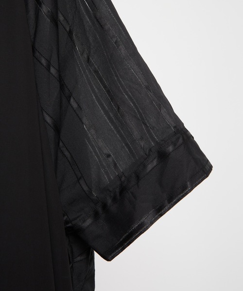 gomme(ゴム)の「ガーゼスカーフシャツ(シャツ/ブラウス・レディース・ホワイト/ブラック・MEDIUM)」の22枚目の写真