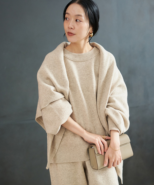 R’IAM ストールプルオーバー　ニット R'IAM ストールプルオーバー ニット/セーター