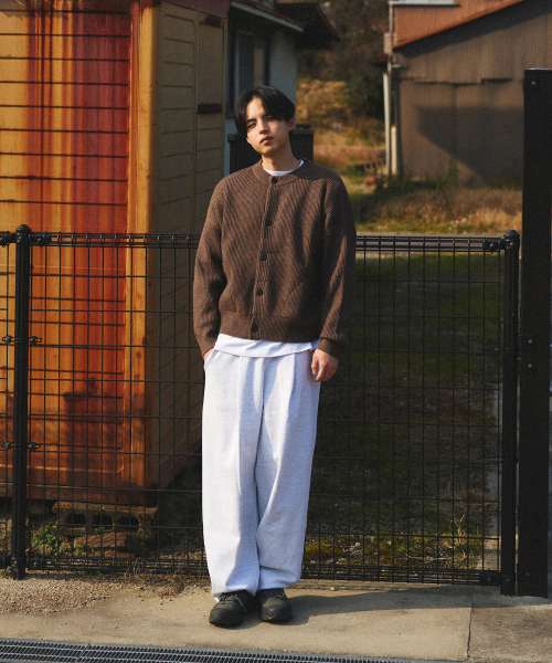 XERO（ゼロ）の「ディープワンタックスウェットパンツ [ホワイトグレー]（スウェットパンツ・メンズ・その他・SMALL/MEDIUM/LARGE/X-LARGE/FREE/X-SMALL）」の2枚目の写真