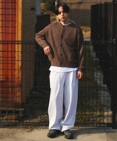 XERO（ゼロ）の「ディープワンタックスウェットパンツ [ホワイトグレー]（スウェットパンツ・メンズ・その他・SMALL/MEDIUM/LARGE/X-LARGE/FREE/X-SMALL）」の3枚目の写真