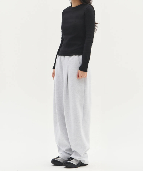 XERO（ゼロ）の「ディープワンタックスウェットパンツ [ホワイトグレー]（スウェットパンツ・メンズ・その他・SMALL/MEDIUM/LARGE/X-LARGE/FREE/X-SMALL）」の5枚目の写真