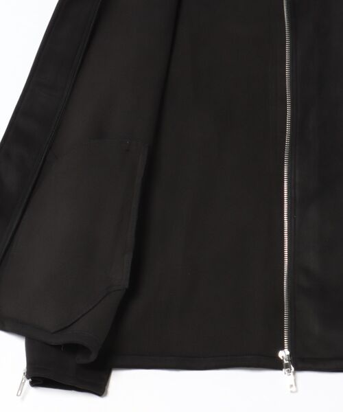 JACKROSE（ジャックローズ）の「JE ﾌｪｲｸｽｴｰﾄﾞ ｼﾝｸﾞﾙﾗｲﾀﾞｰｽ（ライダースジャケット・メンズ・ブラック/グレー/ライトベージュ・M/L/XL）」の5枚目の写真