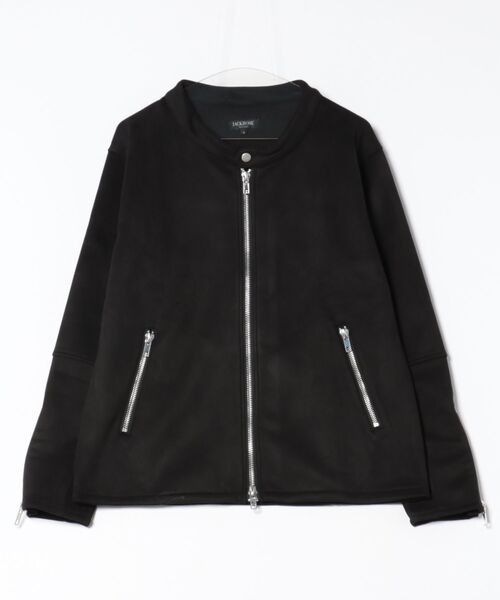 JACKROSE（ジャックローズ）の「JE ﾌｪｲｸｽｴｰﾄﾞ ｼﾝｸﾞﾙﾗｲﾀﾞｰｽ（ライダースジャケット・メンズ・ブラック/グレー/ライトベージュ・M/L/XL）」の19枚目の写真