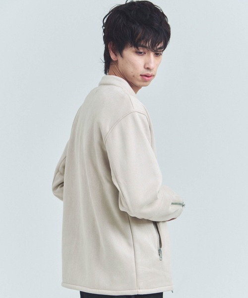 JACKROSE（ジャックローズ）の「JE ﾌｪｲｸｽｴｰﾄﾞ ｼﾝｸﾞﾙﾗｲﾀﾞｰｽ（ライダースジャケット・メンズ・ブラック/グレー/ライトベージュ・M/L/XL）」の8枚目の写真