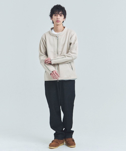 JACKROSE（ジャックローズ）の「JE ﾌｪｲｸｽｴｰﾄﾞ ｼﾝｸﾞﾙﾗｲﾀﾞｰｽ（ライダースジャケット・メンズ・ブラック/グレー/ライトベージュ・M/L/XL）」の11枚目の写真