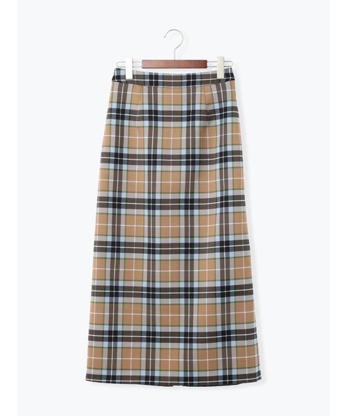 Te chichi（テチチ）の「チェックナロースカート（スカート・レディース・キャメル/ブラック・F）」の16枚目の写真