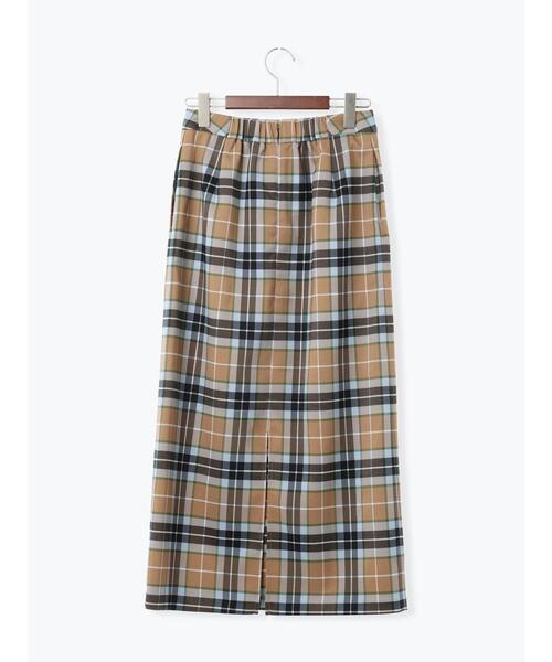 Te chichi（テチチ）の「チェックナロースカート（スカート・レディース・キャメル/ブラック・F）」の17枚目の写真