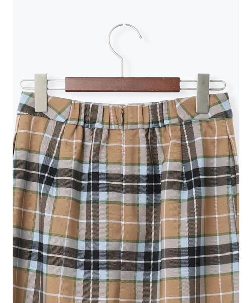 Te chichi（テチチ）の「チェックナロースカート（スカート・レディース・キャメル/ブラック・F）」の21枚目の写真
