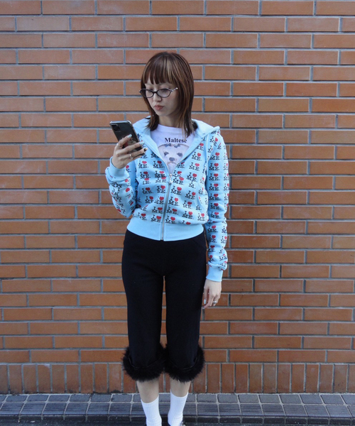 ASHLEY WILLIAMS(アシュリーウィリアムス)の「【Ashley Williams / アシュリー・ウィリアムズ】 WHITE CROPPED T-SHIRT AWAW250103(Tシャツ/カットソー・レディース・ホワイト・MEDIUM/SMALL)」の9枚目の写真