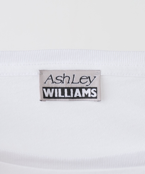 ASHLEY WILLIAMS(アシュリーウィリアムス)の「【Ashley Williams / アシュリー・ウィリアムズ】 WHITE CROPPED T-SHIRT AWAW250103(Tシャツ/カットソー・レディース・ホワイト・MEDIUM/SMALL)」の6枚目の写真