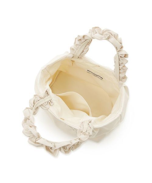 CELFORD（セルフォード）の「【プリュム】フリルラメ刺繍トートバッグ（small）（トートバッグ・レディース・アイボリー/ネイビー/ライトグレー/ライトピンク/ブラック・F）」の16枚目の写真