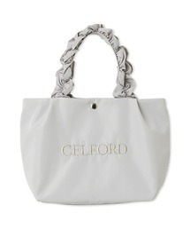 CELFORD（セルフォード）の「フリルラメ刺繍トートバッグ（small）（トートバッグ）」