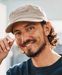 1minute 1second（ワンミニットワンセカンド）の「mko13287-cursive embroidery work cap ワークキャップ(1M26H370)（キャップ）」