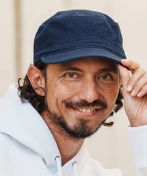 1minute 1second（ワンミニットワンセカンド）の「mko13287-cursive embroidery work cap ワークキャップ(1M26H370)（キャップ）」