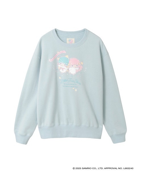 PINK HOUSE(ピンクハウス)の「Little Twin Stars×PINK HOUSE プリントトレーナー(スウェット・レディース・ピンク/ダークブルー/ライトブルー/トップグレー・フリー)」の5枚目の写真