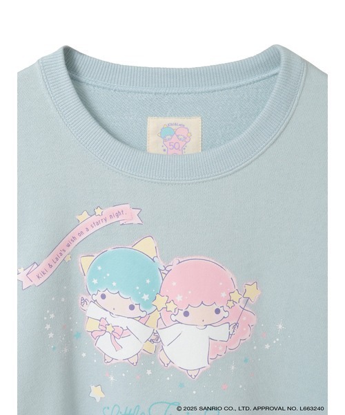 PINK HOUSE(ピンクハウス)の「Little Twin Stars×PINK HOUSE プリントトレーナー(スウェット・レディース・ピンク/ダークブルー/ライトブルー/トップグレー・フリー)」の7枚目の写真